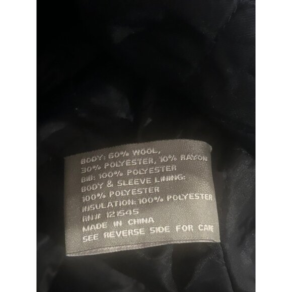 Michael Kors Black Wool Blend Coat Jacket Style MMK13029 Men's Size XL NWT - Picture 6 of 8